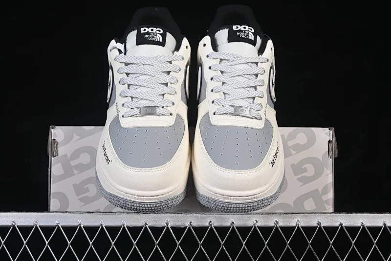All categories Nk Air Force 1 Air Force series Nk Air Force 1 Low Air Force low top Nike Air Force 1'07 Low North Face joint beige black gray Air Force 1 low top casual sneakers JP8028-066